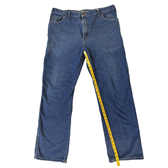 Dickies Mens Jeans Carpenter Workwear 38x32 Relaxed Straight Pants Denim 2014 - Picture 3 of 9